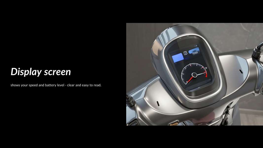 e-motorcycle digital dash
