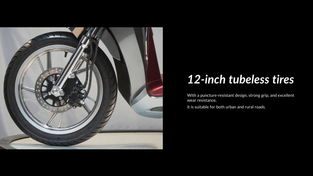 BAEV e-motorcycle tiry