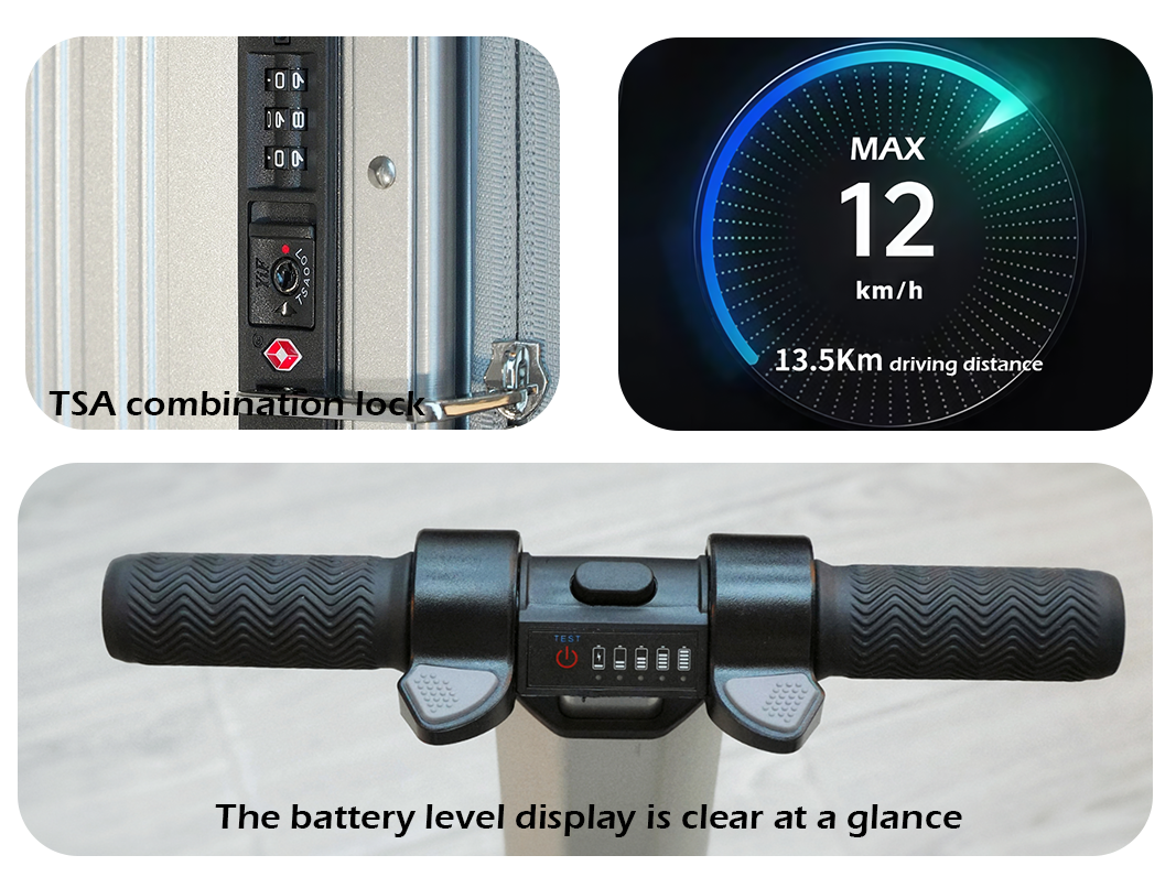 BAEV BA-ES001 Boardable Smart Riding Suitcase