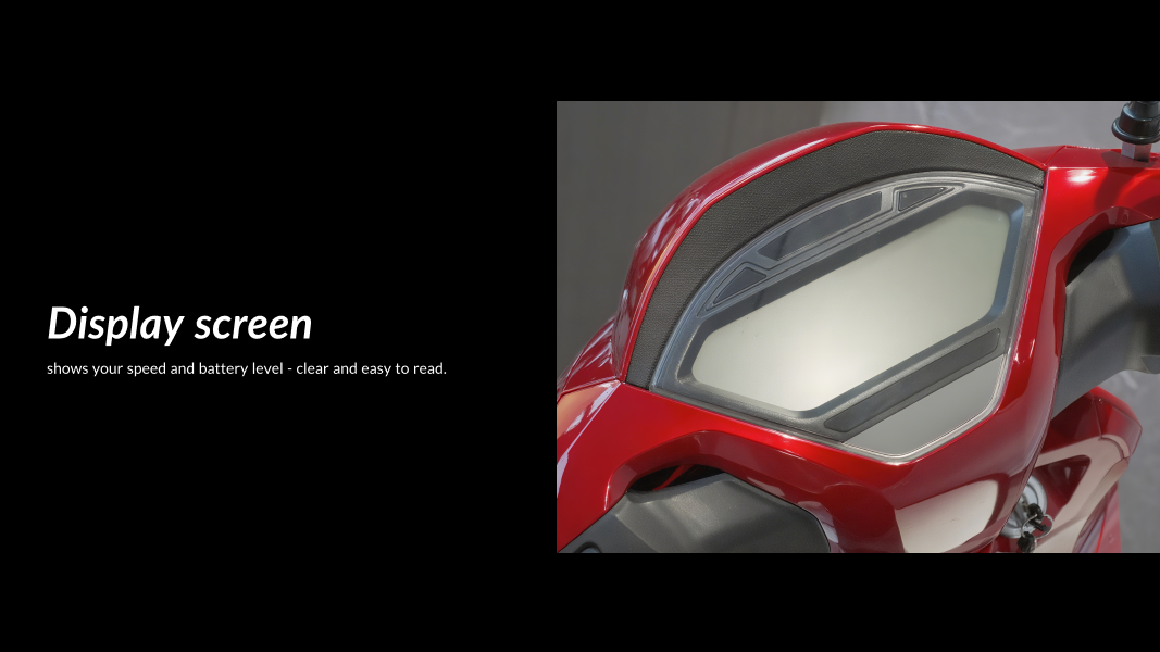 display screen for BAEV adult electric dirt bike BA-T500AS