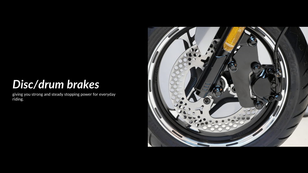 BAEV best electric dirt bike‘s brake pads