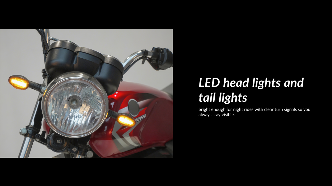 BAEV e motor BA-XP's led lights
