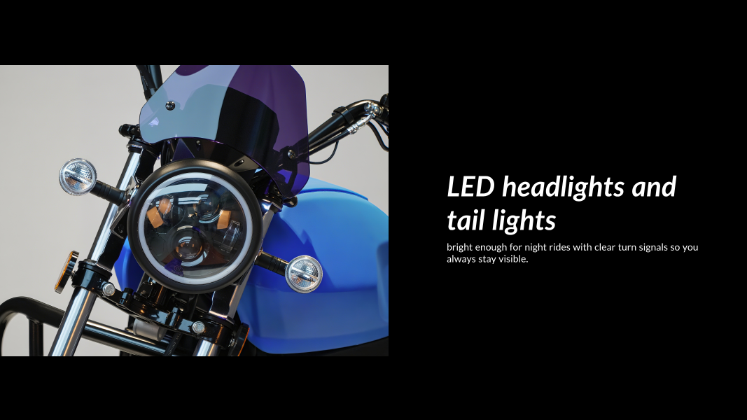 BAEV electric motorcycle BA-M800B light