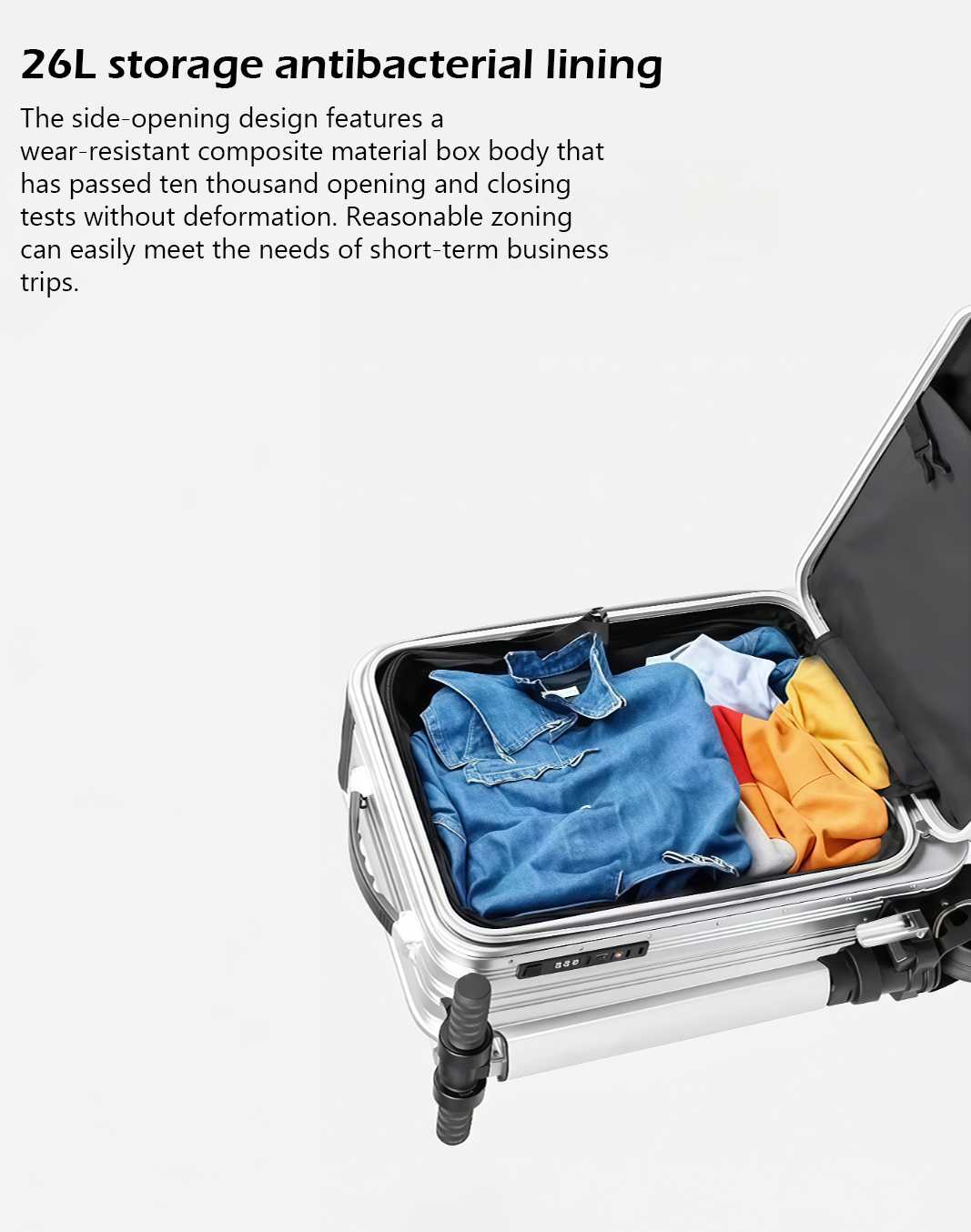 BAEV BA-ES001 Boardable Smart Riding Suitcase‘s capacity