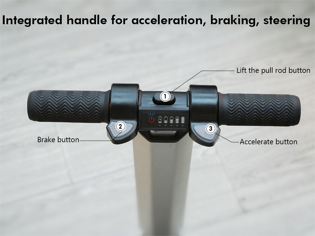 BAEV BA-ES001 Boardable Smart Riding Suitcase‘s handle photo usd in Independent website