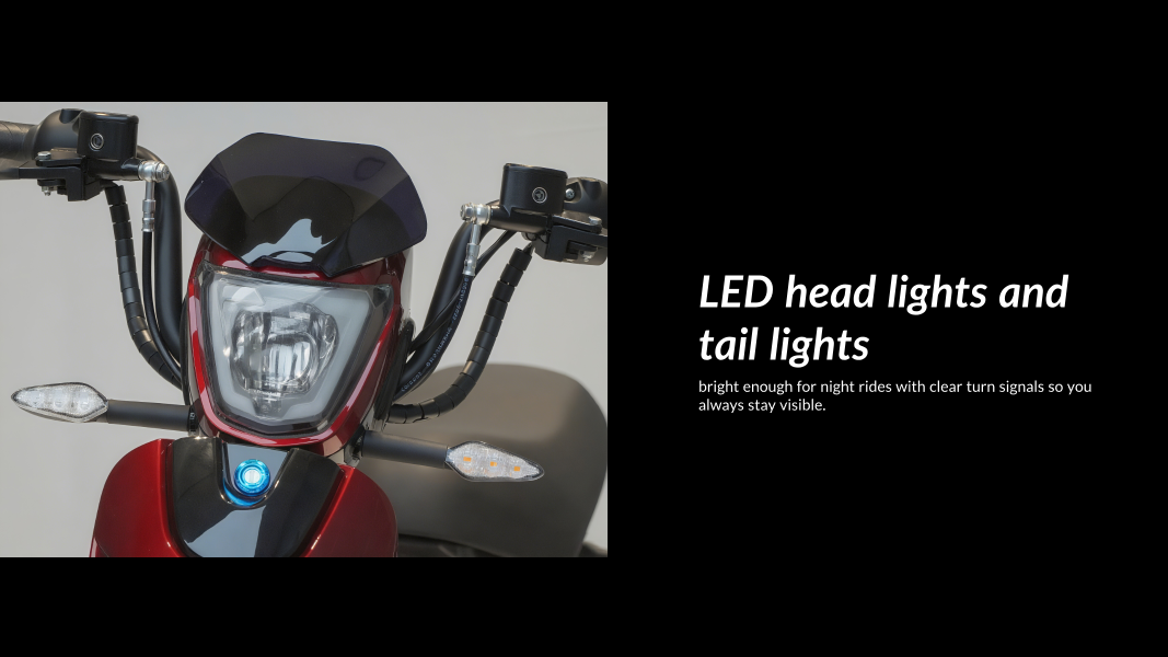 BAEV electra bike‘s lights