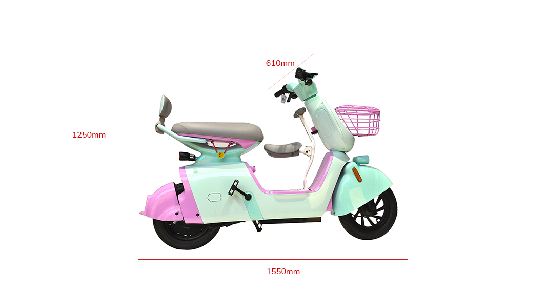 size of BAEV lady e bike